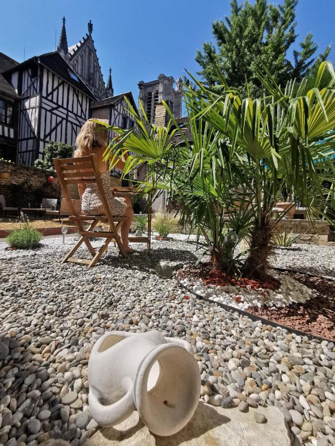 Le Papillon De La Cathedrale - Calme - Jardin - Wifi Apartment ทรัวส์ ภายนอก รูปภาพ